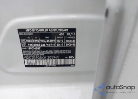 2017 Mercedes-Benz Gla 250 4Matic from USA, damaged, VIN WDCTG4GBXHJ305965